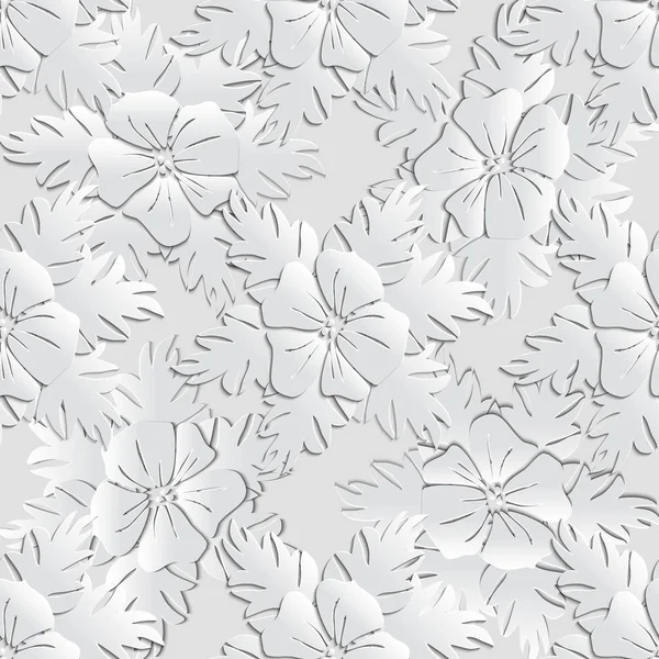 Vektor Floralen Nahtlosen Muster Hintergrund — Stockvektor
