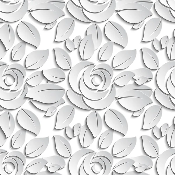 Vecteur Floral Fond Motif Sans Couture — Image vectorielle