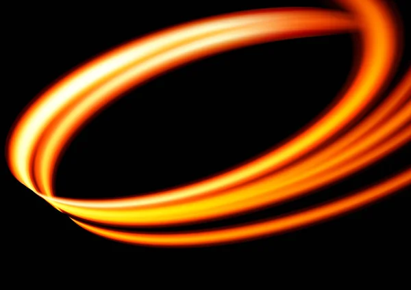 炎の暗い背景に丸い形 ベクトル図 — ストックベクタ