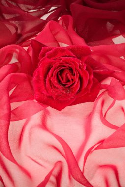 çiçekler ve kumaş