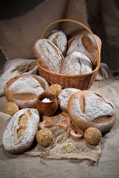 Pão e massa — Fotografia de Stock