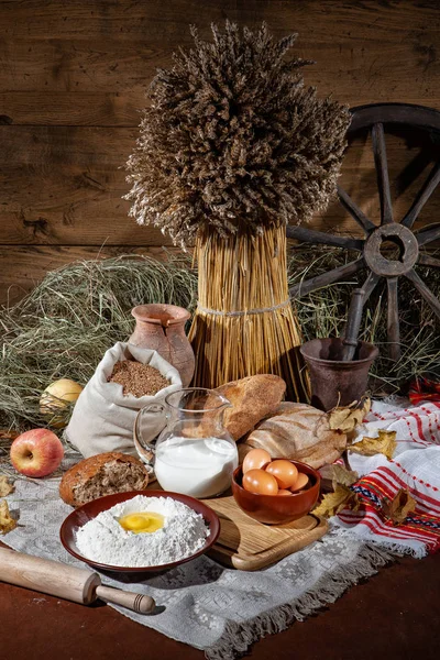 Still Life In Rural Style — Stock Photo, Image