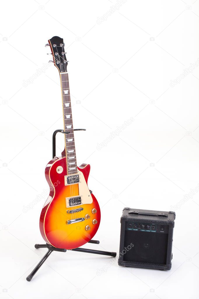 Electric Guitar And The Amplifier