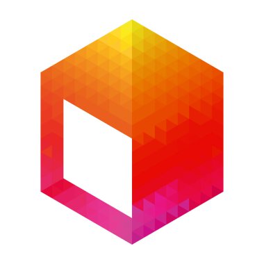 Derma küp arka plan illüstrasyon