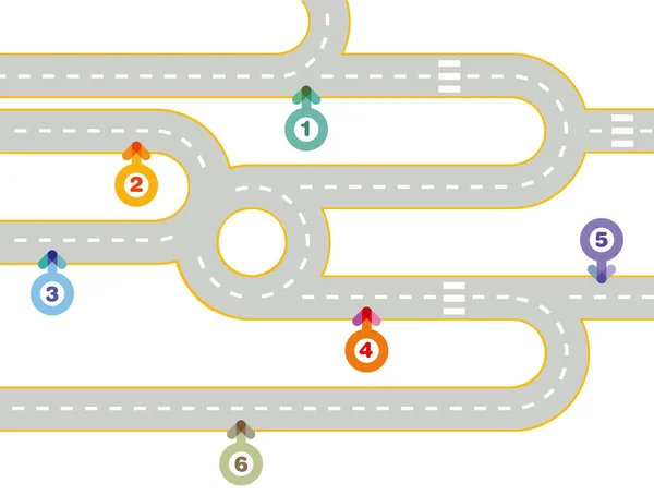 方向の概念図 — ストックベクタ