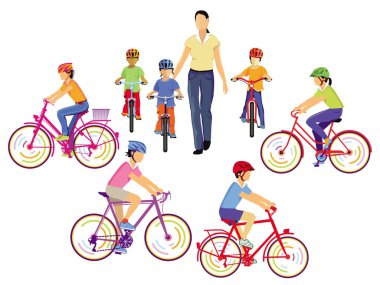 Çocuk bisiklet sürmeyi öğrenmek