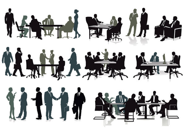 Business Teams Group - Illustration
