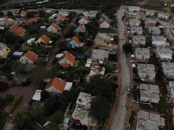 Asentamiento Riham Israel Vista Desde Altura Sitio Vivienda Construcción —  Fotos de Stock