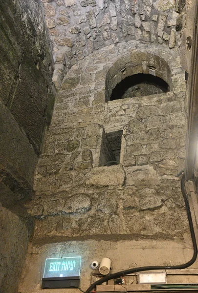 Jerusalém Os túneis do Muro Ocidental — Fotografia de Stock