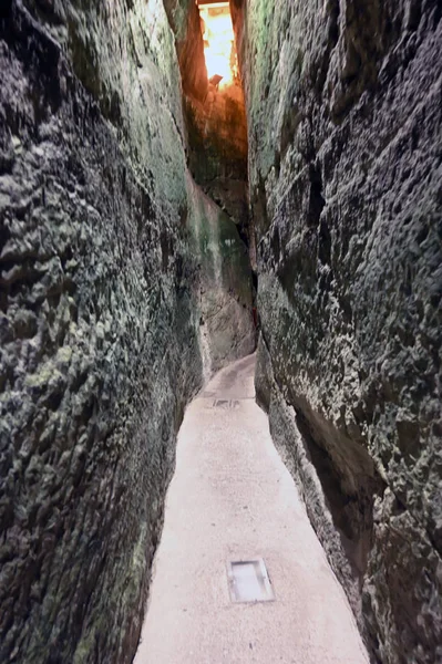 Gerusalemme I tunnel del Muro Occidentale — Foto Stock