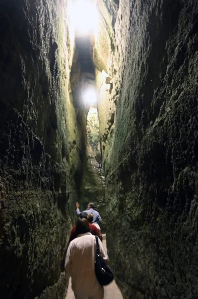 Jeruzalem de westelijke muur tunnels — Stockfoto