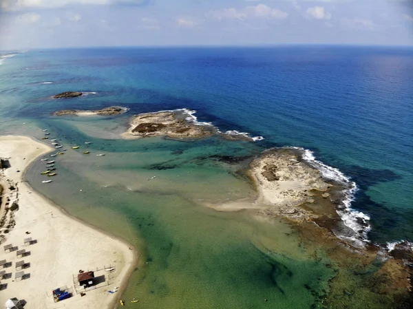 Dor Beach dans le nord d'Israël — Photo