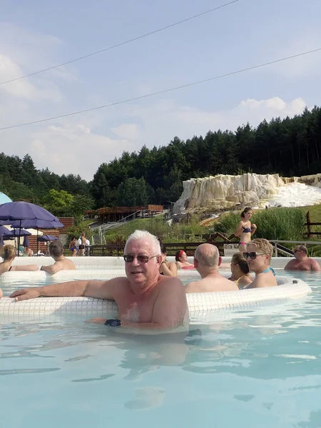 Thermalbad Freibad Egerszalok — Stockfoto