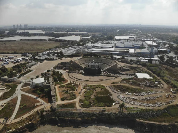 Amfiteater kung Herodes i Caesarea — Stockfoto