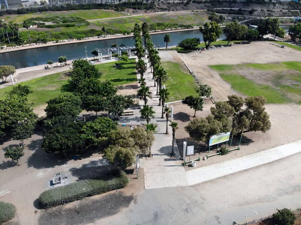 Offentlig Park Nahal Hadera Vid Medelhavskusten Väster Staden Hadera — Stockfoto