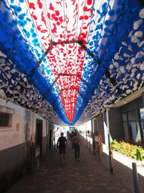 Madeira Adası 'ndaki Eira do Serrado köyündeki Katolik festivali