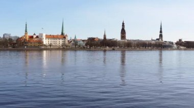Riga tarihi kent manzarası