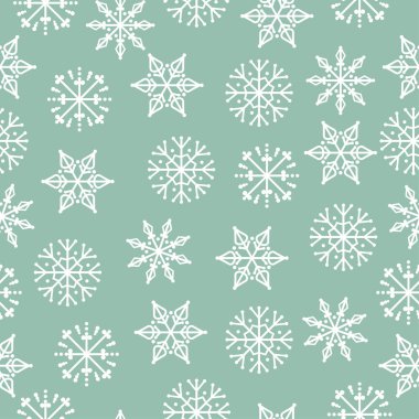 Noel seamless modeli. Noel arka plan. Noel ambalaj kağıdı. Düz tasarım. Vektör