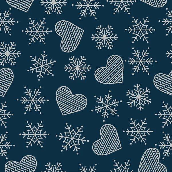 クリスマスのシームレスなパターン クリスマスの背景 クリスマス包装紙 フラットなデザイン ベクトル — ストックベクタ
