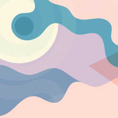 Modern geometrik soyut arkaplan. Vektör