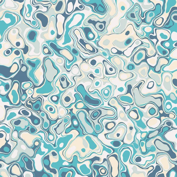 Criativa Azul Turqoise Efeito Mármore Abstrato Textura Fundo —  Vetores de Stock