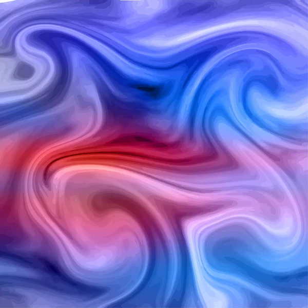 Σύγχρονα Πολύχρωμα Υγρά Κύματα Σχέδιο Τέχνης Εικονογράφηση Διανύσματος — Διανυσματικό Αρχείο