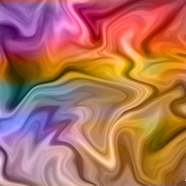 Modern Colorful Liquid Waves Art Design Vector Illustraton — Stock Vector