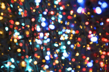 Noel ışıkları doku çok güzel arka plan olarak renk