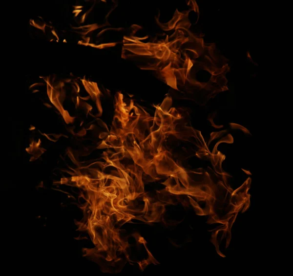 Prawdziwy Ogień Tekstury Jako Bardzo Fajne Streszczenie Tło — Zdjęcie stockowe