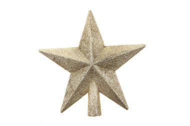 Beyaz arka plan üzerinde izole Noel ağacı süsle