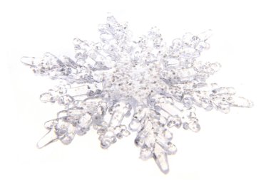 Beyaz arka plan üzerinde izole Noel ağacı süsle