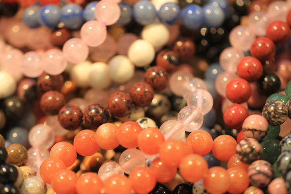 natural mineral necklace texture as very nice background