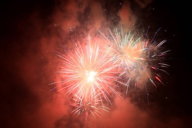 çok güzel arka plan olarak renk fireworks doku