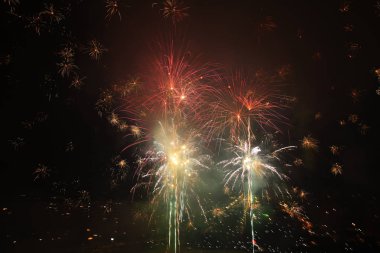 çok güzel arka plan olarak renk fireworks doku