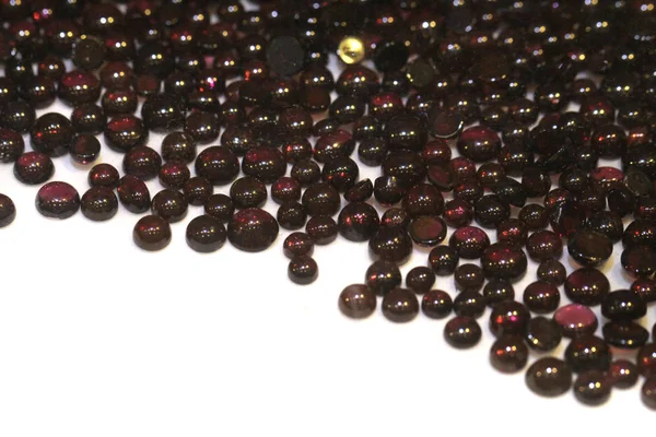Röd Granat Mineral Textur Som Fin Naturlig Bakgrund — Stockfoto