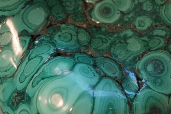 Groen Malachiet Minerale Textuur Als Zeer Mooie Kleur Achtergrond — Stockfoto