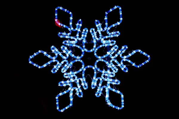 Farbe Weihnachtsbeleuchtung Dekoration Als Sehr Schöner Hintergrund — Stockfoto