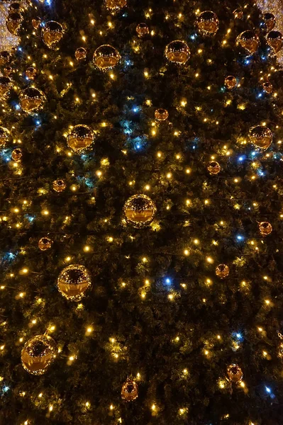 Farbe Weihnachtslichter Textur Als Sehr Schöner Hintergrund — Stockfoto