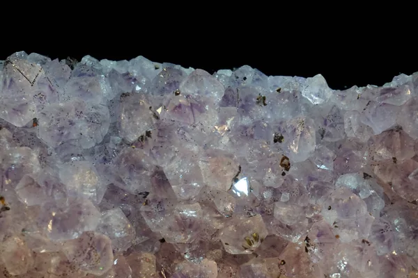 Eski Ametist Mineral Doku Çok Güzel Doğal Arka Plan Olarak — Stok fotoğraf