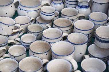 çok güzel kültür arka plan olarak el yapımı çanak çömlek doku