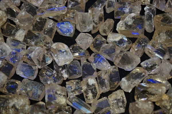 Minerale Structuur Wit Kristal Als Zeer Mooie Natuurlijke Achtergrond — Stockfoto