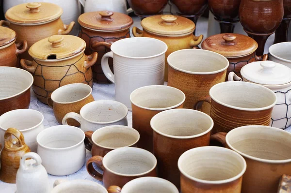 Handgemachte Keramik Textur Als Sehr Schöne Kultur Hintergrund — Stockfoto