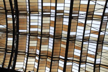 ayrıntı Prag Tren station'ın kapağını güzel arka plan olarak