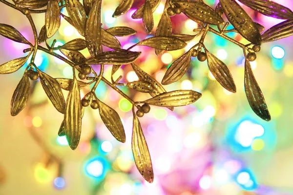 Cor Natal Luzes Textura Como Fundo Muito Bom — Fotografia de Stock