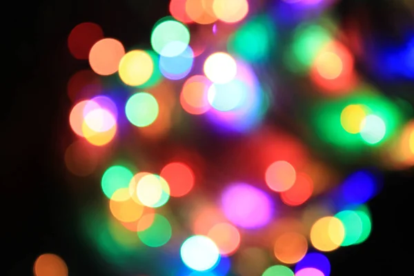 Farbe Weihnachtslichter Textur Als Sehr Schöner Hintergrund — Stockfoto