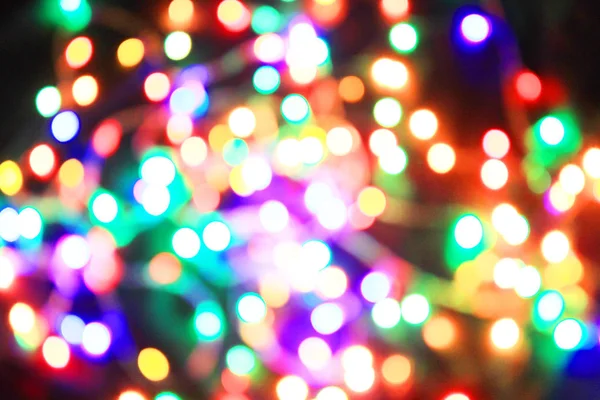 Farbe Weihnachtslichter Textur Als Sehr Schöner Hintergrund — Stockfoto