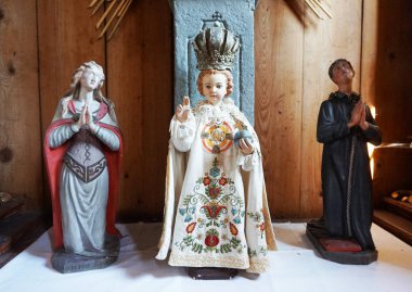 Beskydy Dağları'nda ahşap kilise güzellik iç