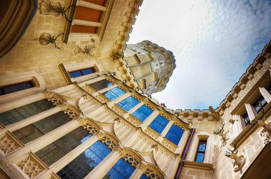 Romantik Hluboka kale Çek Cumhuriyeti 