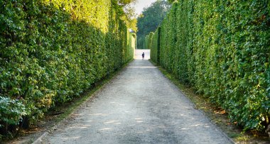 Cesky Krumlov kale bahçe en güzel yer olarak