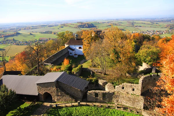 Velho Castelo Hukvaldy República Checa — Fotografia de Stock